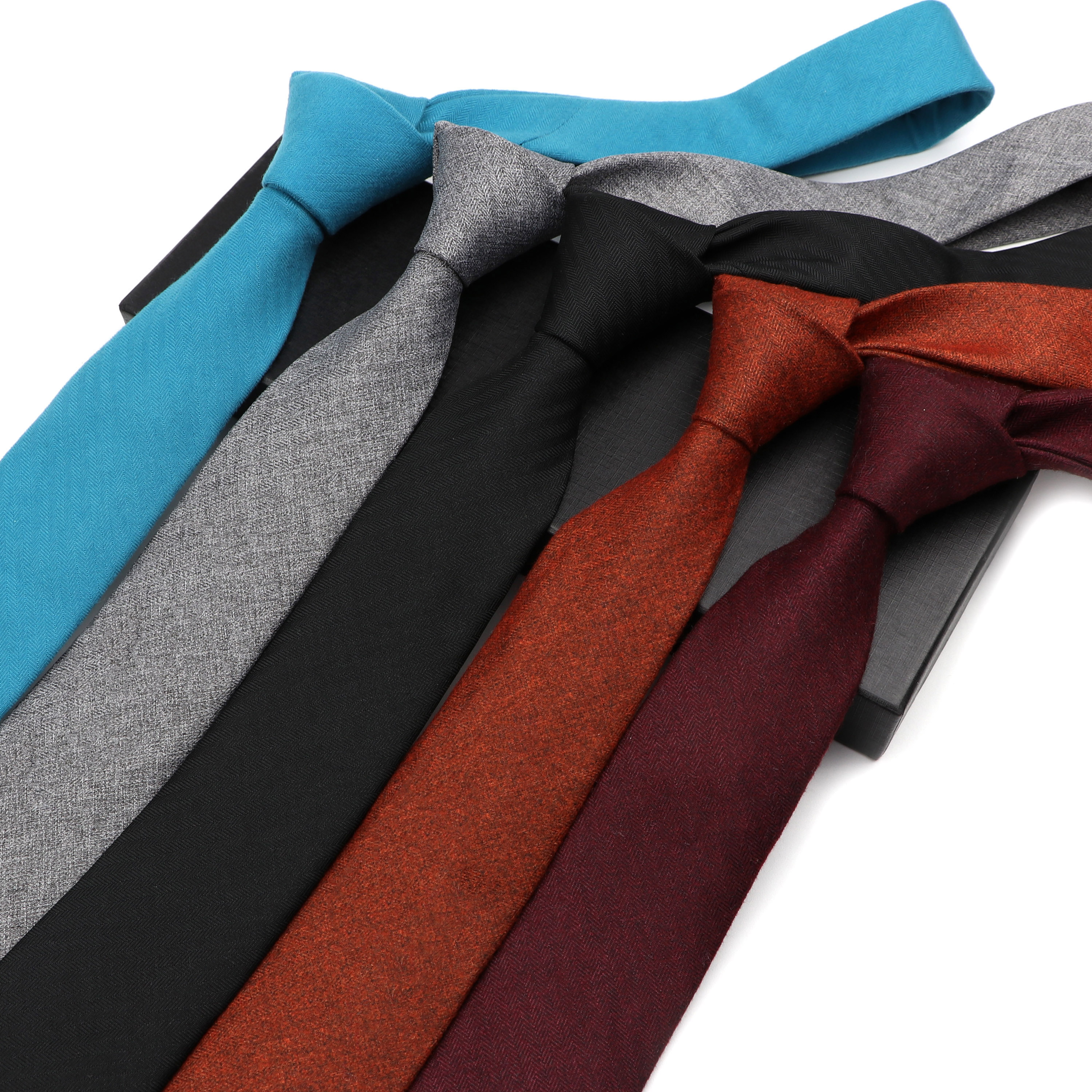 Skinny Tie Men - New Arrival Soft Mens Solid Colourful