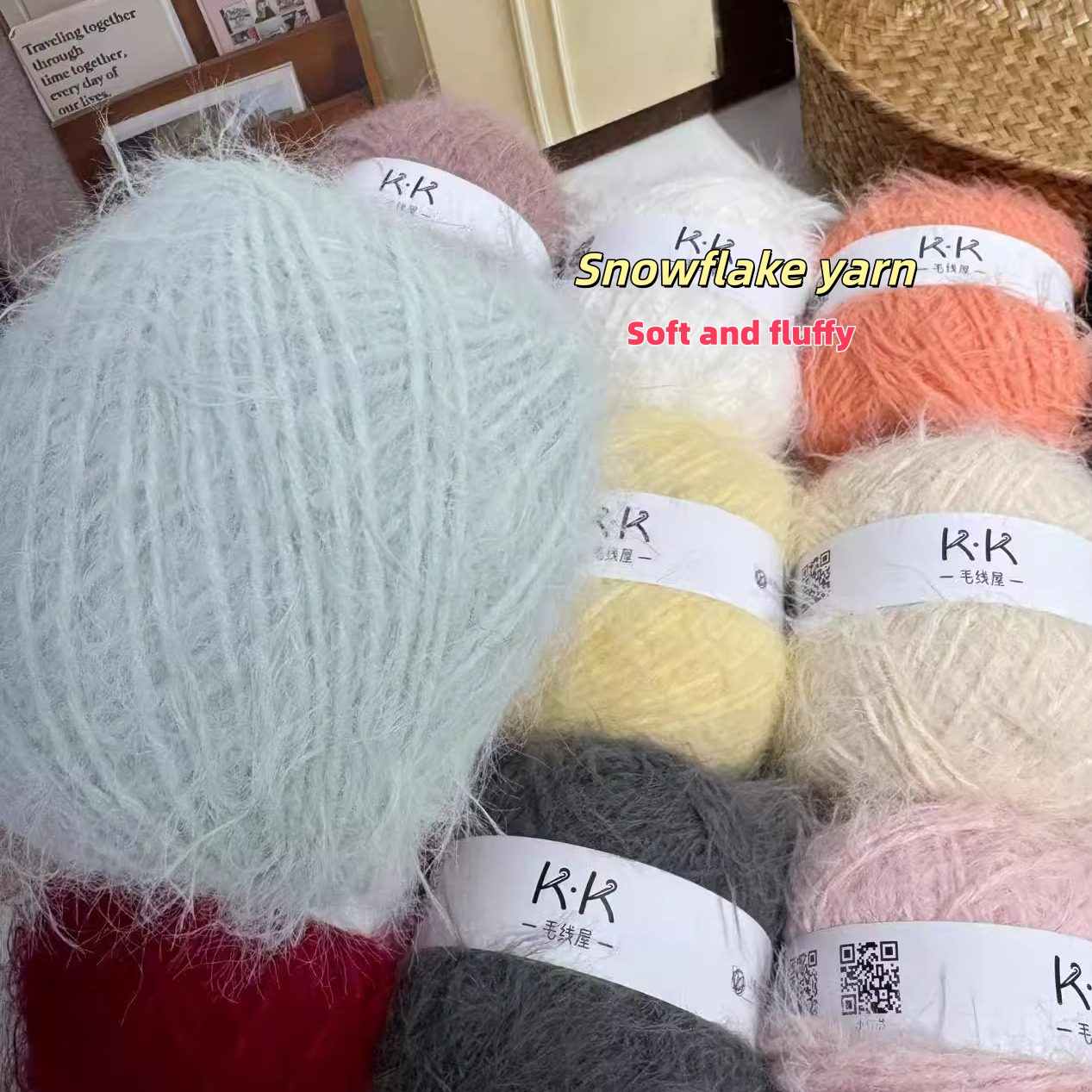 Woven Scarf Blanket - 1 Large Bag Contains 2 Skeins