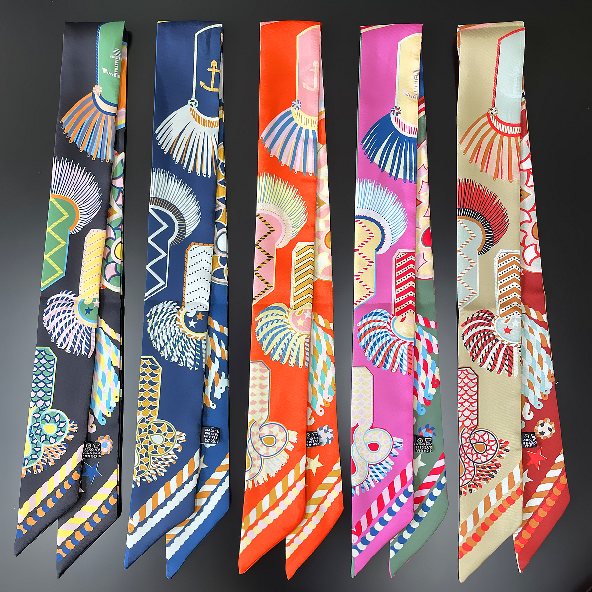 Scarf Silk Square - Brand Design Twill 100% Silk Scarf
