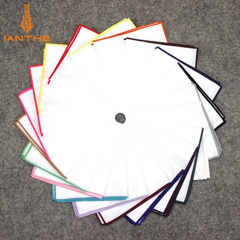 Handkerchief Cotton Men - 2018 Fashion Mens Cotton White Handkerchief