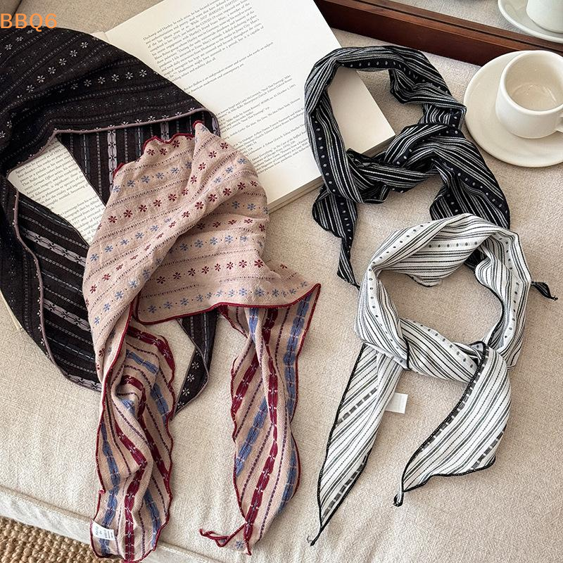 Bandana Cotton - *1Pcs Soft Cotton Linen Triangle Scarf