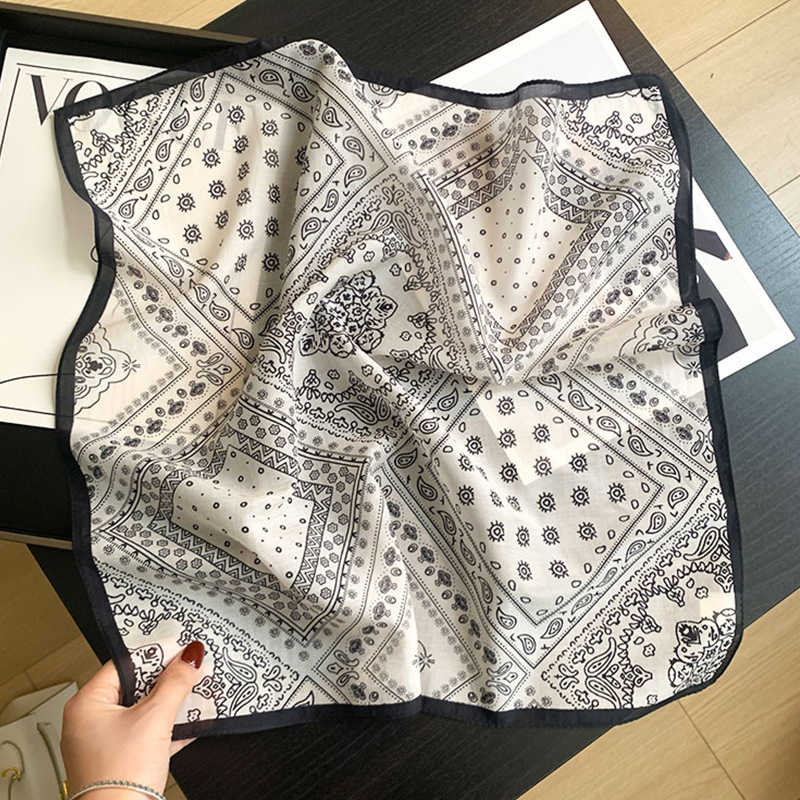 Bandana Cotton - 70% cotton 30% silk Scarf Women