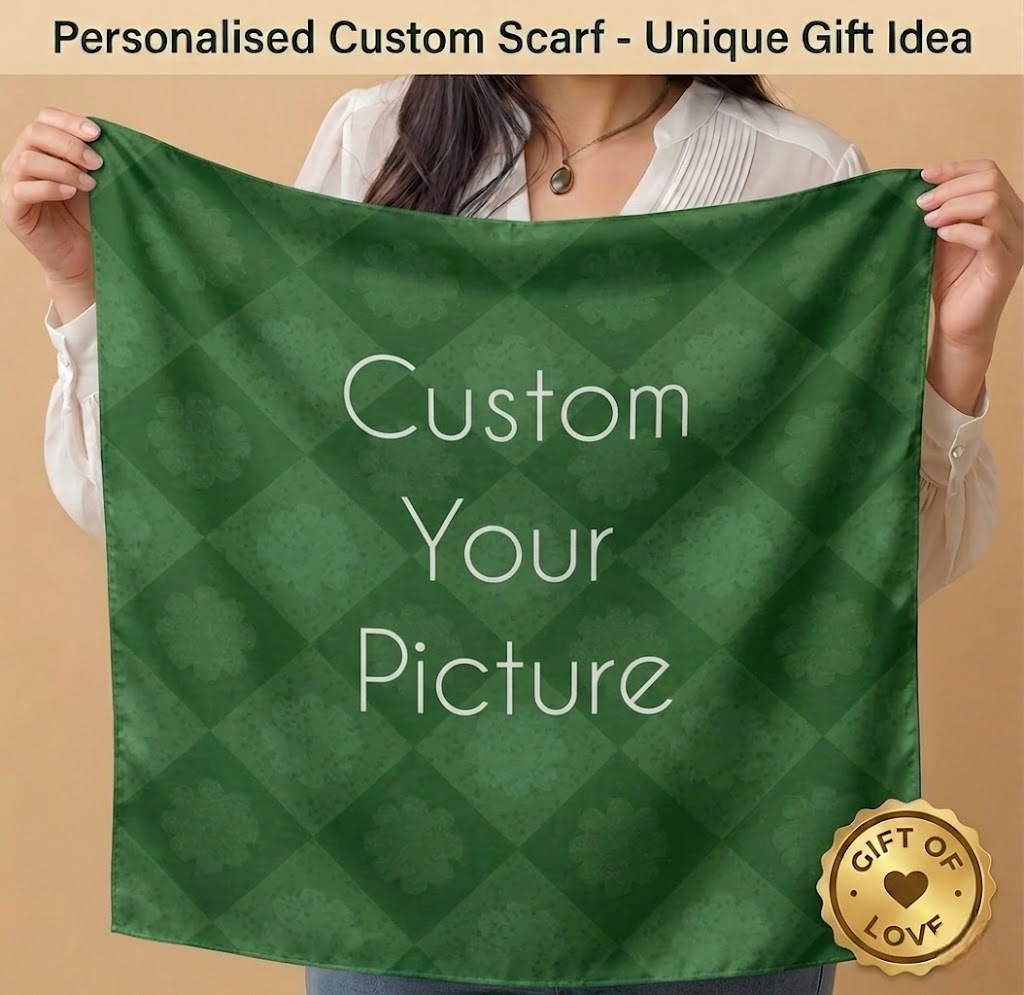 Silk Neck Scarf - Customize Soft Silk Scarf for Women