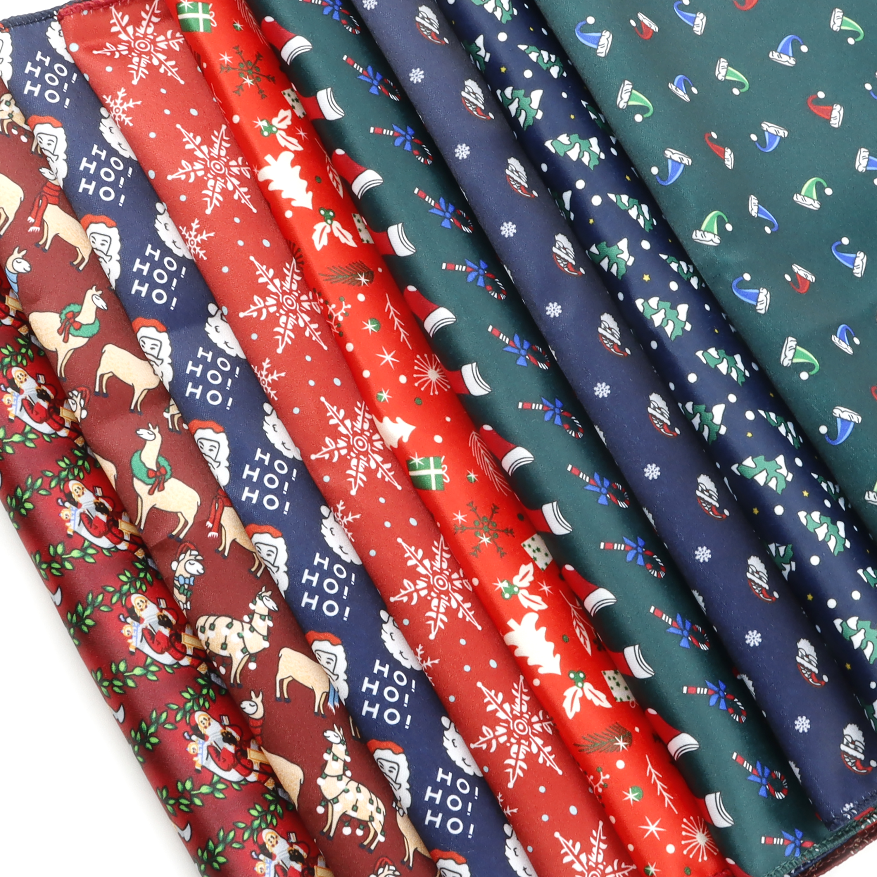 Handkerchief Cotton Men - 9pcs Christmas Handkerchief For Men Silk
