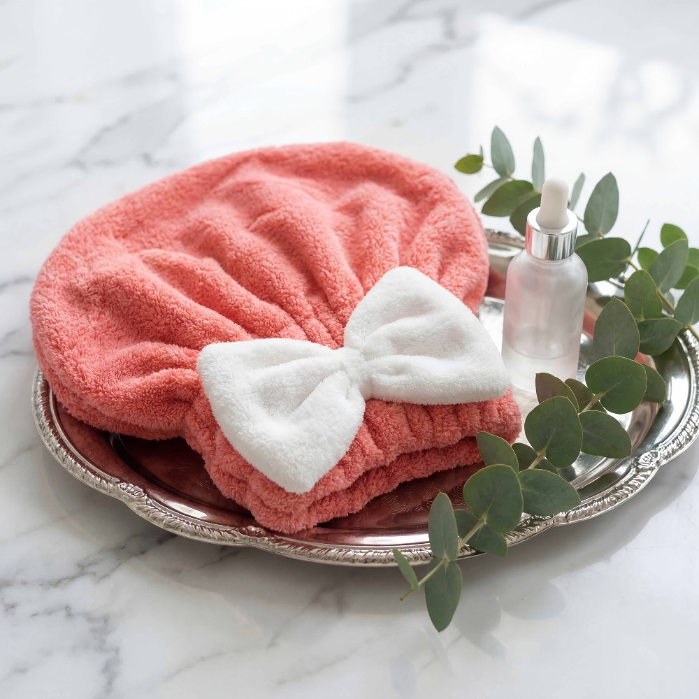 Head Wrap Turban - Microfiber Hair Drying Cap, Quick Dry