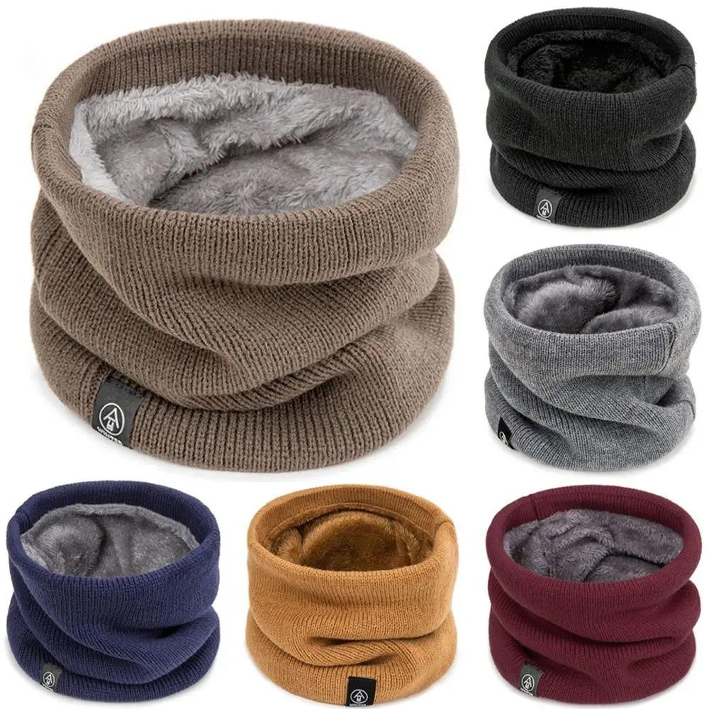 Muffler Men Wool - Fashion Women Knitted Scarf Solid Cashmer
