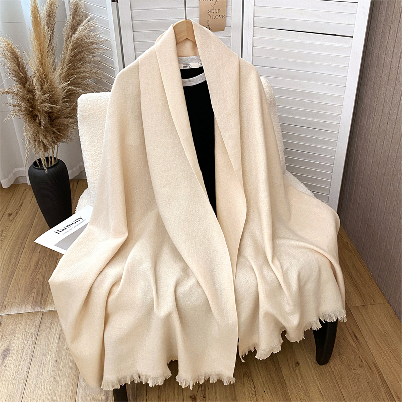 Woven Scarf Blanket - Winter Scarf for Women Cashmere Warm