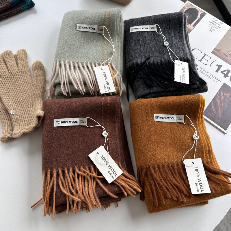 Muffler Men Wool - Elegant Good Quality 100% Wool Scarf