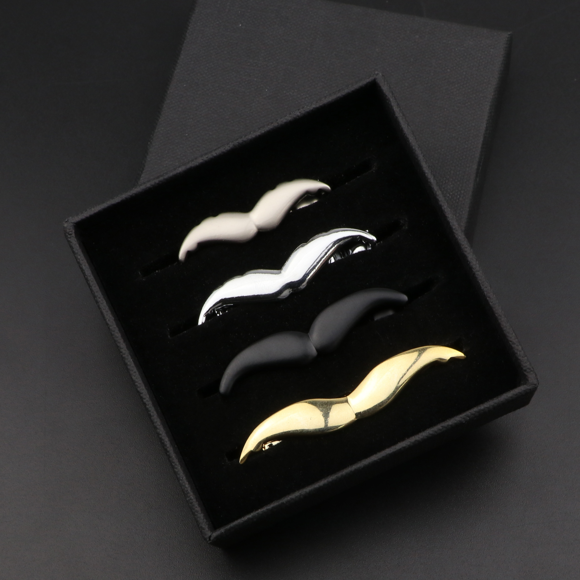 Tie Bar Set Gift - Fashion Metal Men Tie Clip Set