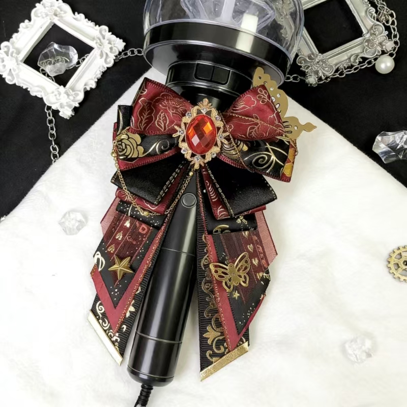 Tie Bar Set Gift - Vintage Lolita Luxury Bow Music Support