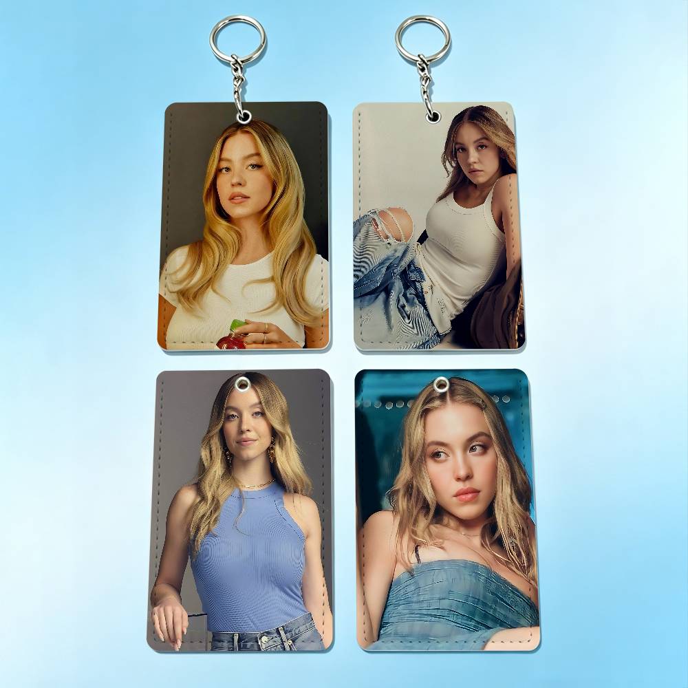 Lanyard Badge Holder - Sobeautiful S-Sydney Sweeney Card Holder Keychain