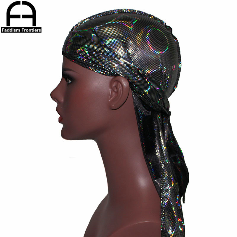 Bandana Doo Rag - New Men's Colorful Sparkly Silky Durags