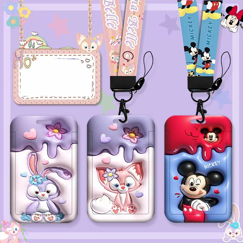 Lanyard Badge Holder - Disney Women's Lanyard Card Holders Cartoon
