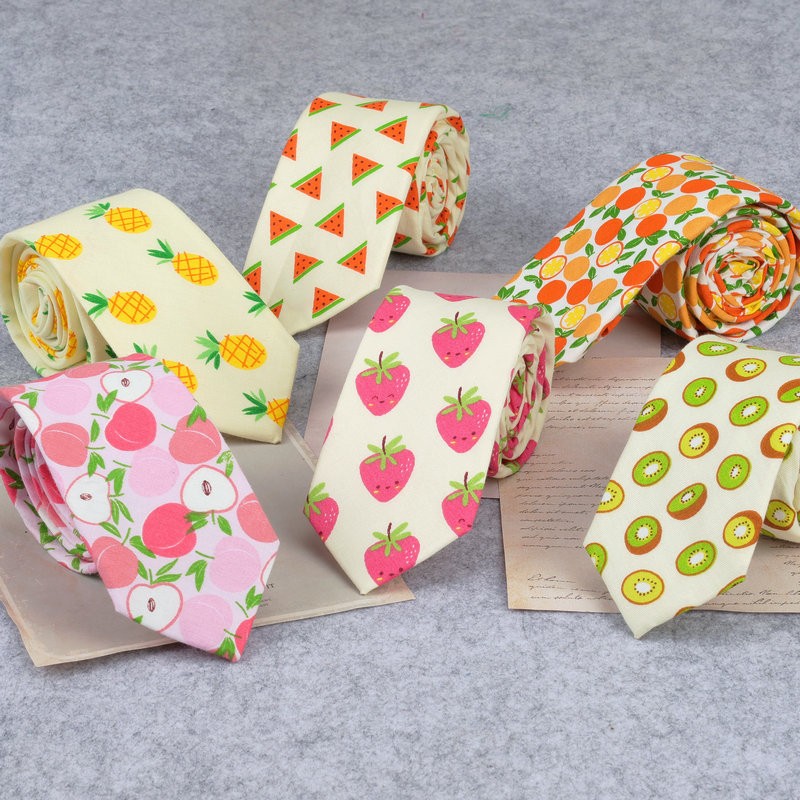 Skinny Tie Men - Cute Colourful Sweet Fashion Tie For