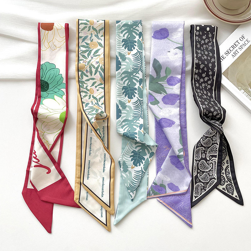 Ascot Neck Scarf - New luxury Brand Model Small Silk