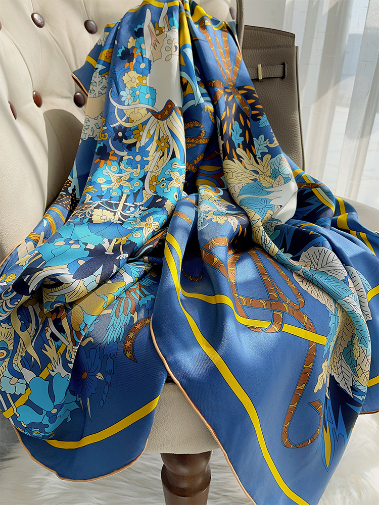 Scarf Silk Square - 135CM 135CM Mulberry Silk Large Scarves