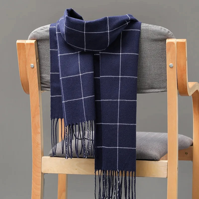 Muffler Men Wool - 2024 New Winter Men Scarf Keep