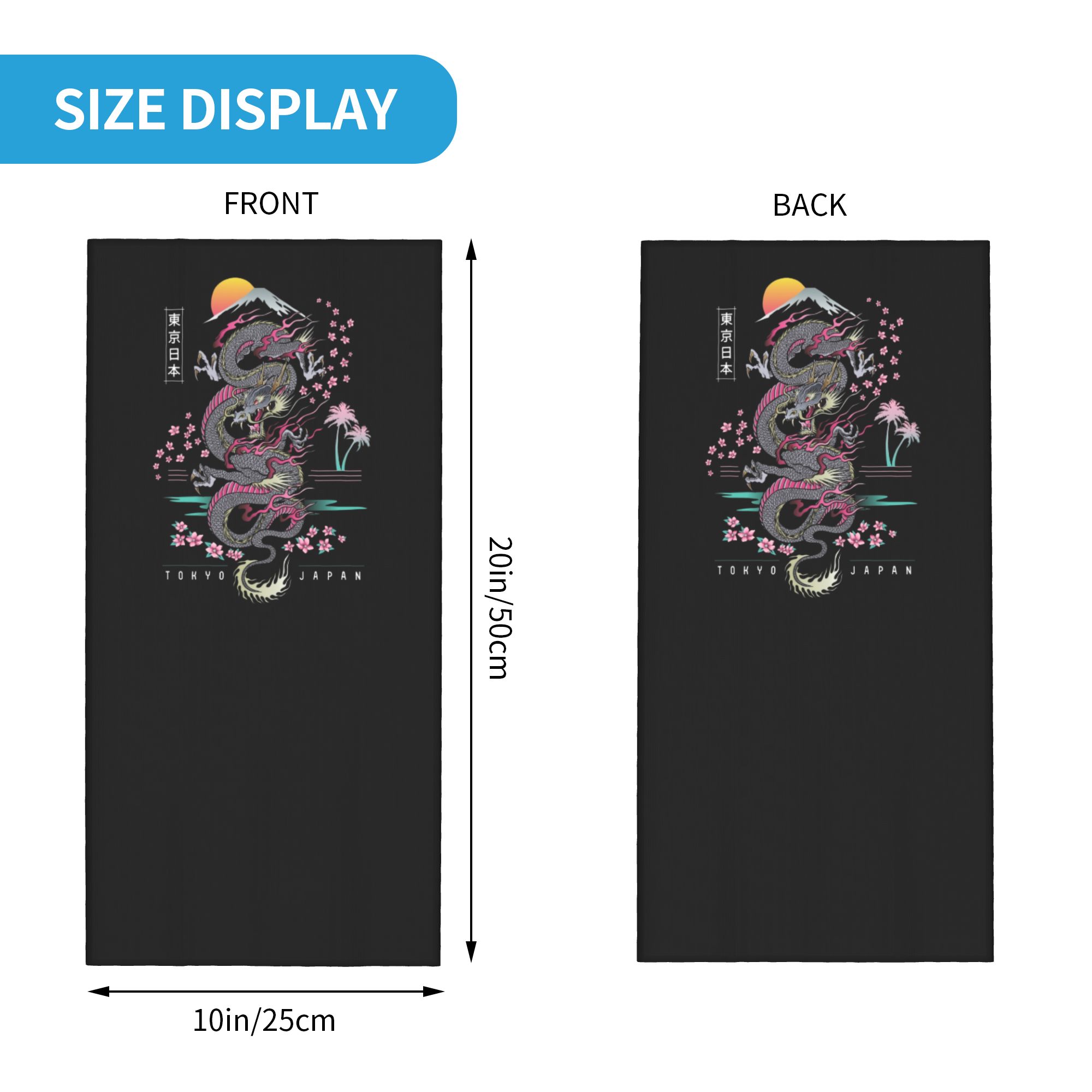 Custom Tokyo Japan Dragon Wint - Neck Warmer Tube 评论和价格