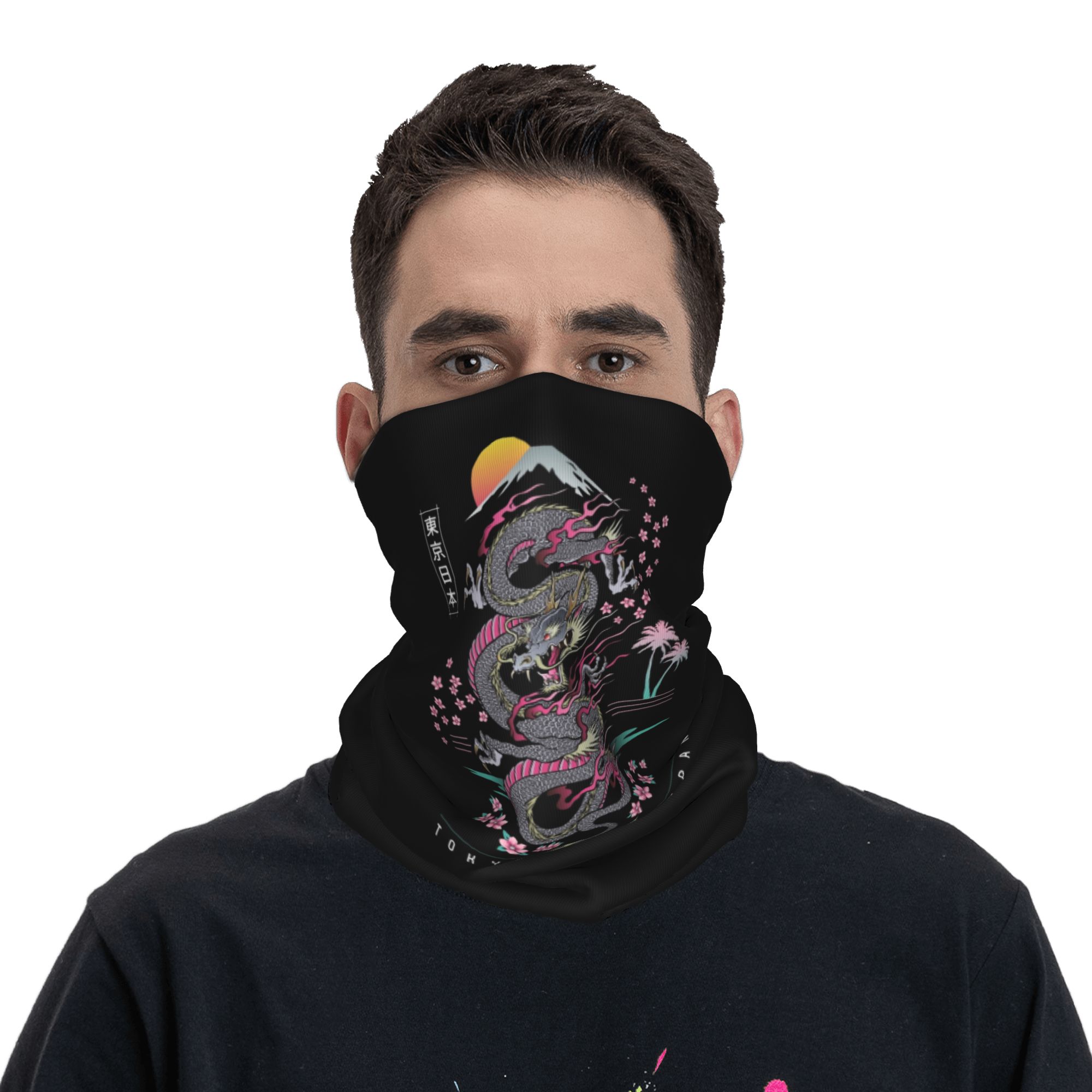 Custom Tokyo Japan Dragon Wint - Neck Warmer Tube 评论和价格