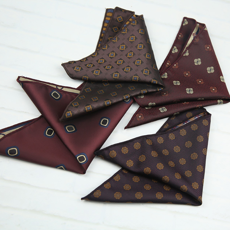 23cm Elegant Polyester Navy Bl - Pocket Square Set 评论和价格