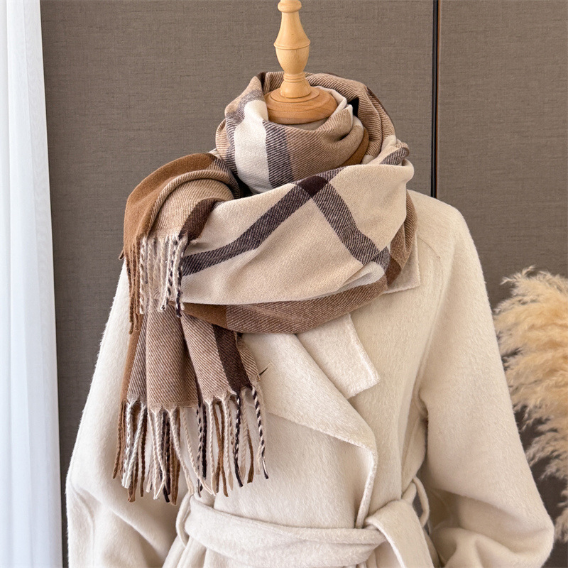 Women Scottish Plaid Imitation - Pashmina Wrap Large 评论和价格