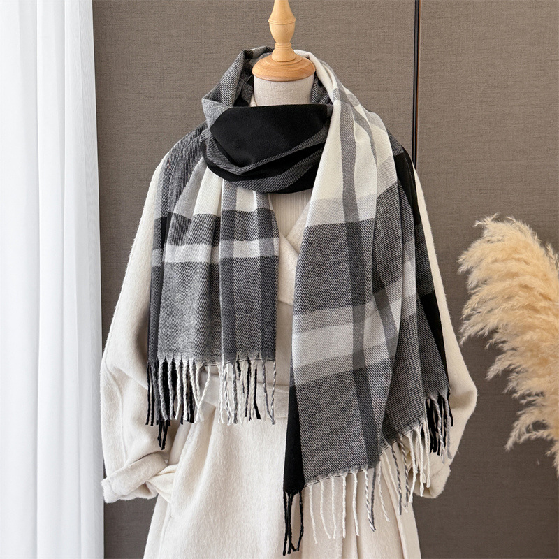 Women Scottish Plaid Imitation - Pashmina Wrap Large 评论和价格