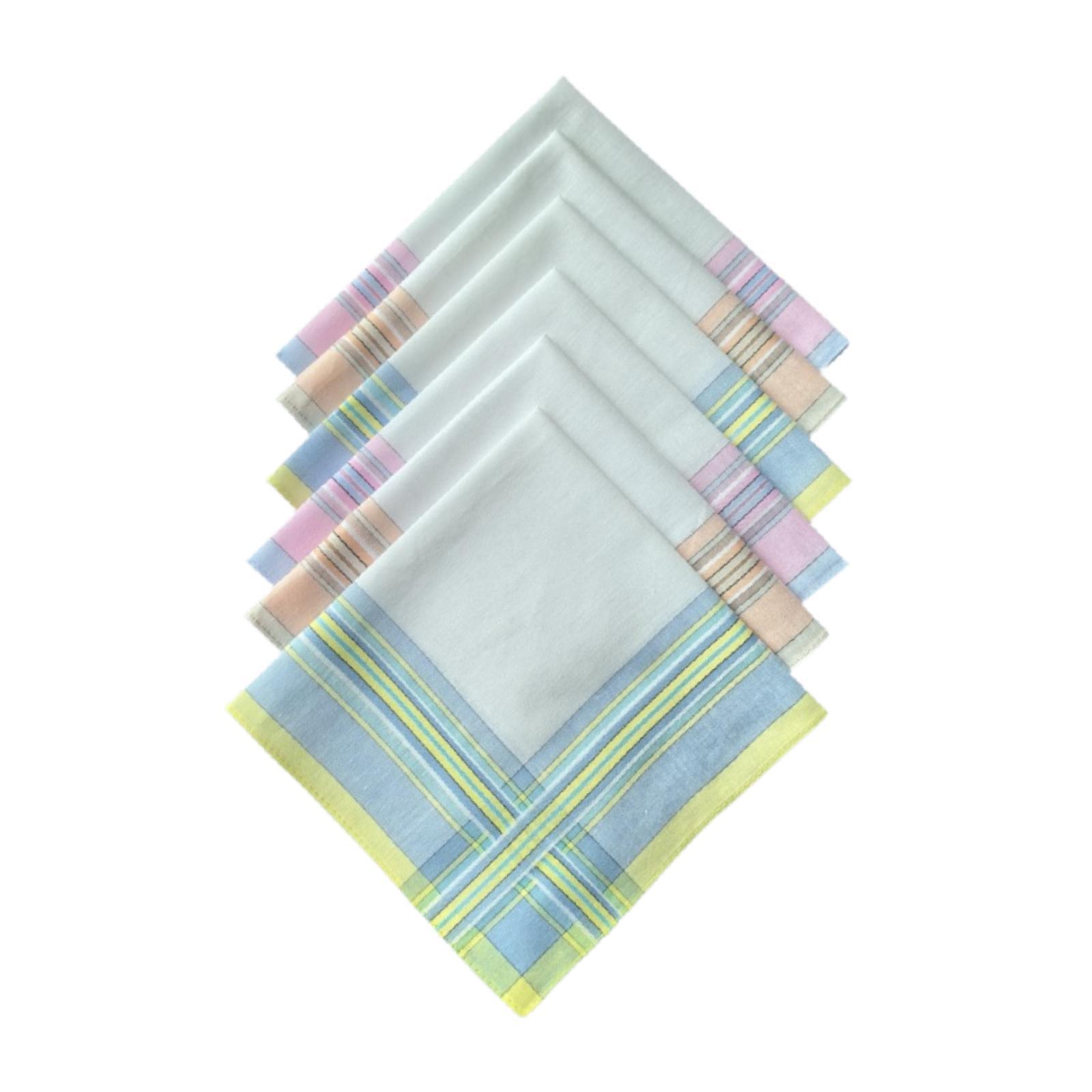 6Pcs Cotton Men's Handkerchief - Handkerchief Cotton Men 评论和价格