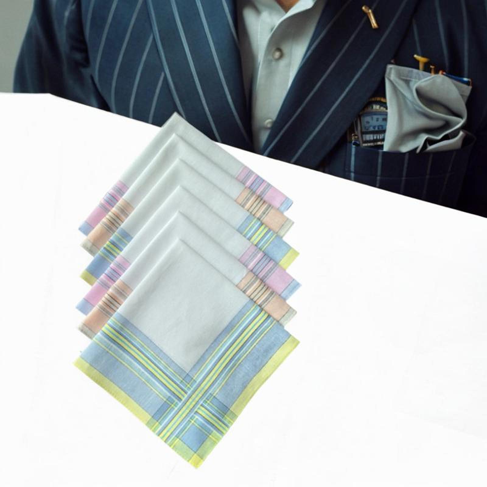 6Pcs Cotton Men's Handkerchief - Handkerchief Cotton Men 评论和价格
