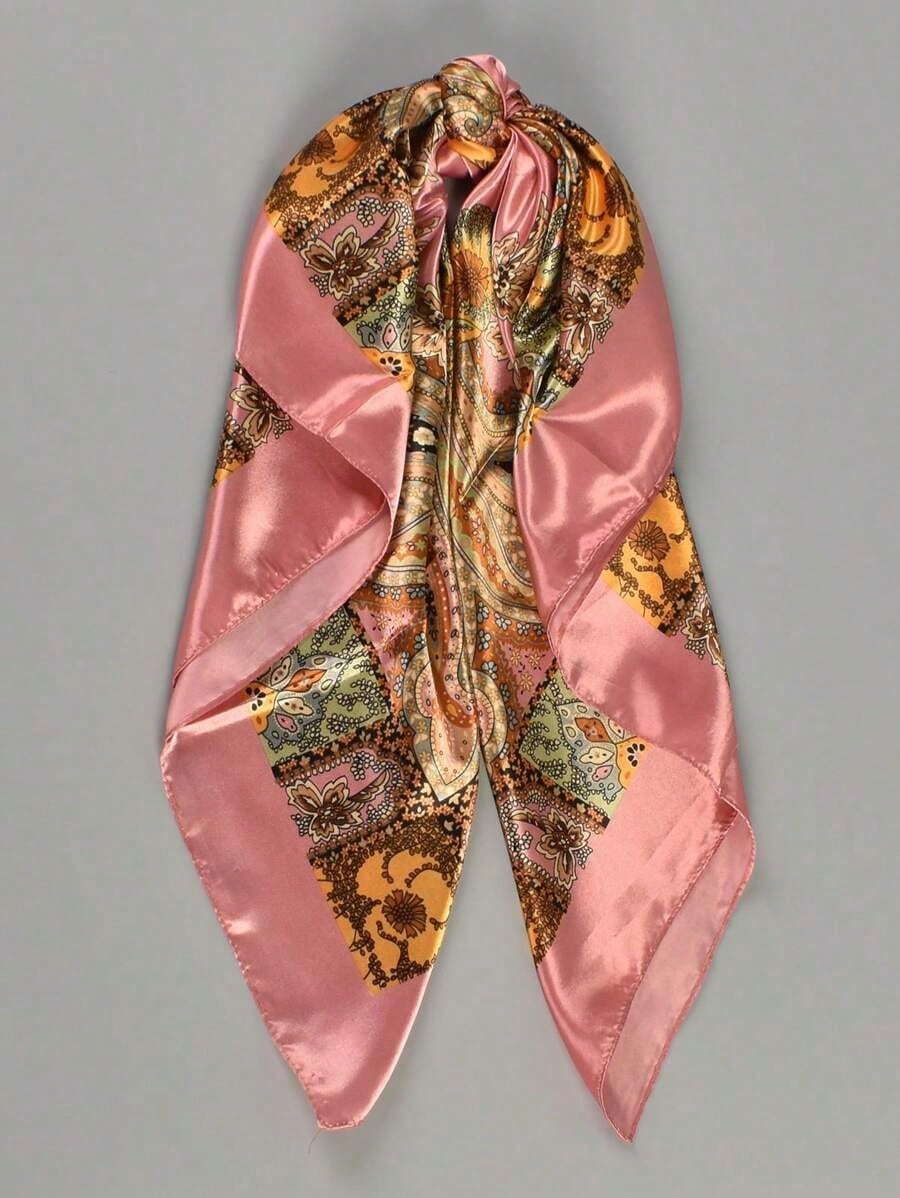 1pc Women's Multicolor Paisley - Face Scarf Mask 评论和价格