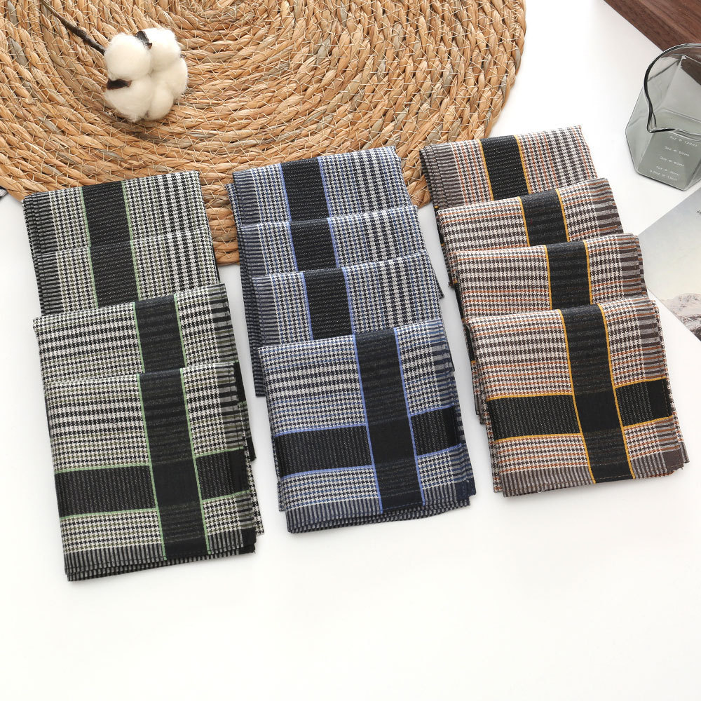 3/6/12 Pcs Men's Pure Cotton H - Handkerchief Cotton Men 评论和价格