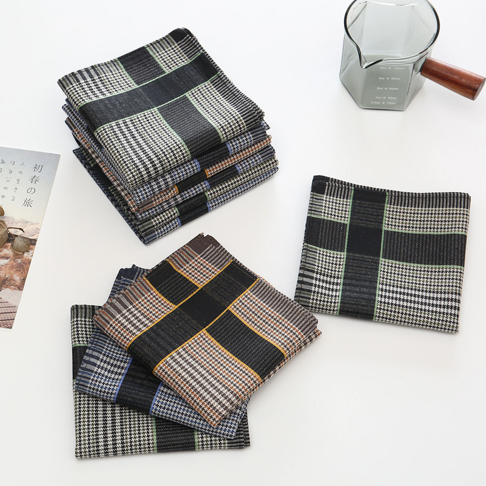 3/6/12 Pcs Men's Pure Cotton H - Handkerchief Cotton Men 评论和价格