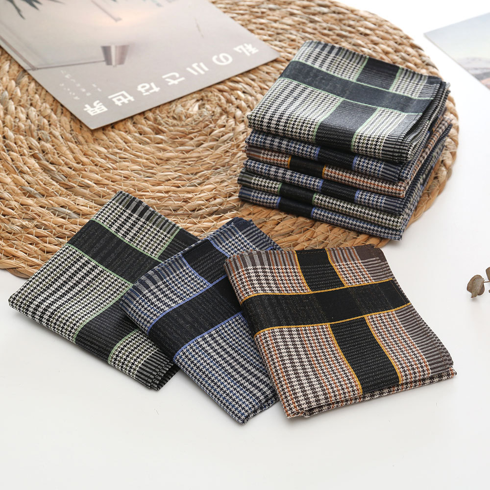 3/6/12 Pcs Men's Pure Cotton H - Handkerchief Cotton Men 评论和价格