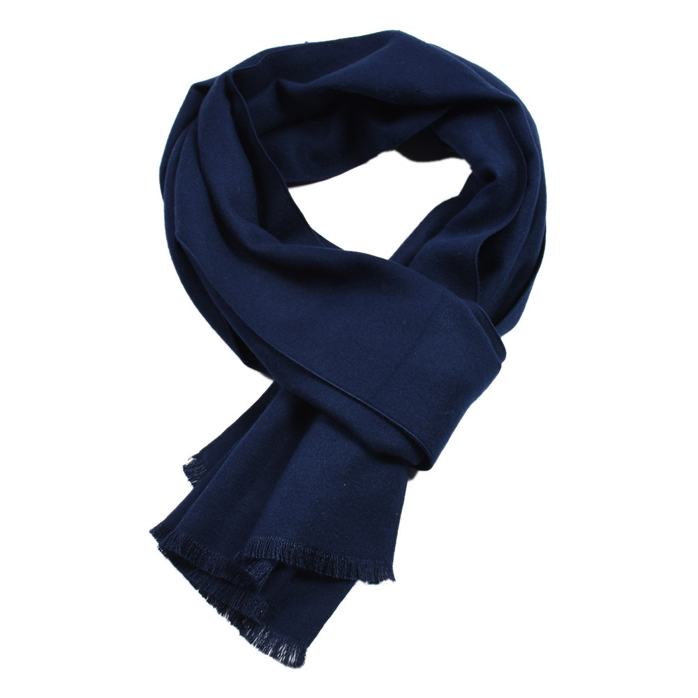 Solid Color Cashmere Scarf Win - Muffler Men Wool 评论和价格