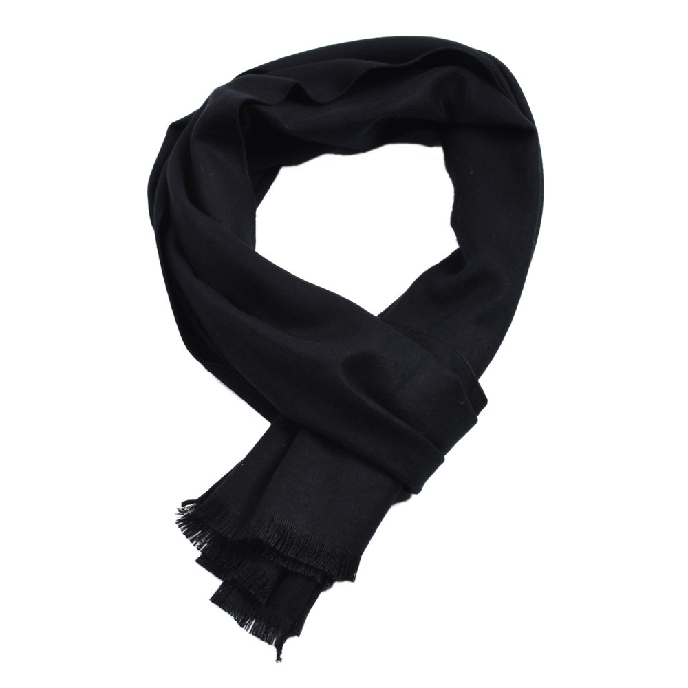 Solid Color Cashmere Scarf Win - Muffler Men Wool 评论和价格