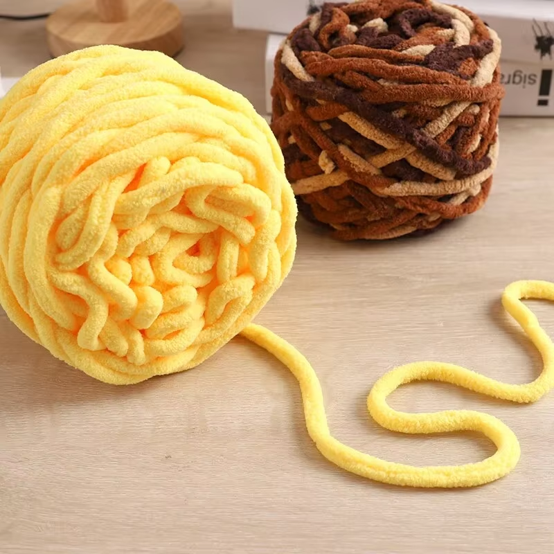 3PCS 300g Chenille Knitting Ya - Woven Scarf Blanket 评论和价格