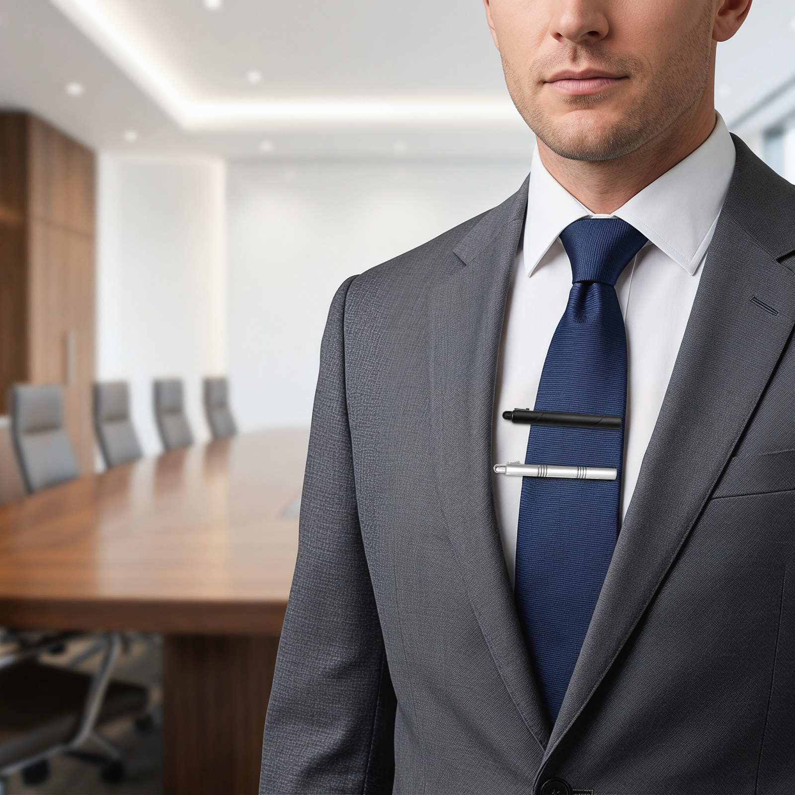10Pcs Necktie Clip Set Elegant - Tie Bar Set Gift 评论和价格