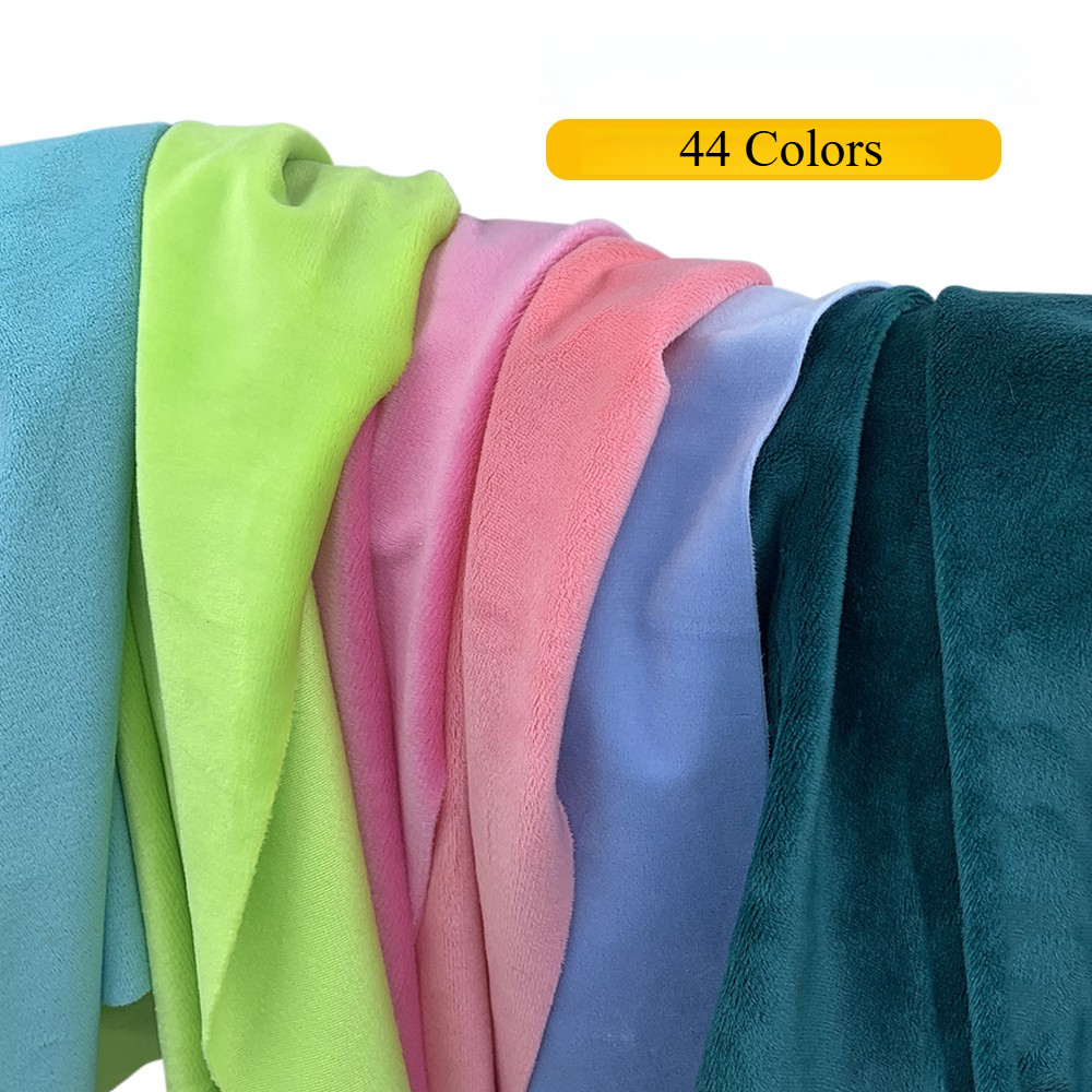44 Colors Soft Short Plush Fab - Woven Scarf Blanket 评论和价格