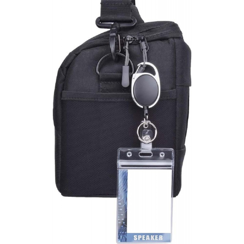 2 Pack ID Badge Holder with Br - Lanyard Badge Holder 评论和价格