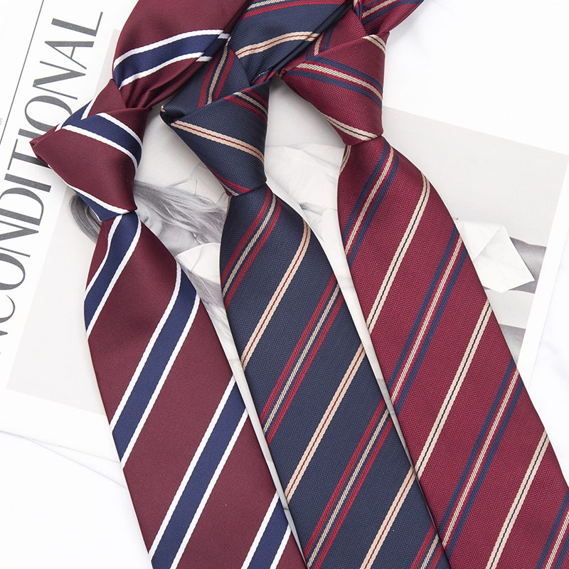 New JK Ties Women Striped Neck - Skinny Tie Men 评论和价格