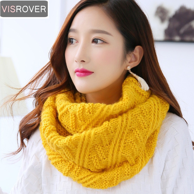 VISROVER Color Scarves Women W - Infinity Scarf Knit 评论和价格
