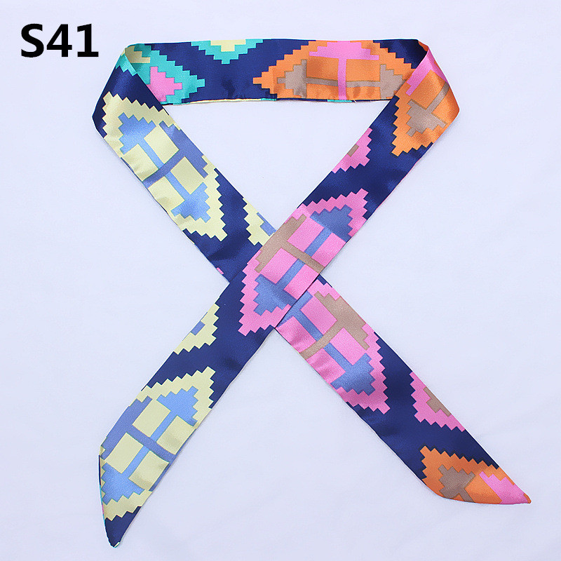 47 Colors Brand Bandana Small  - Scarf Silk Square 评论和价格