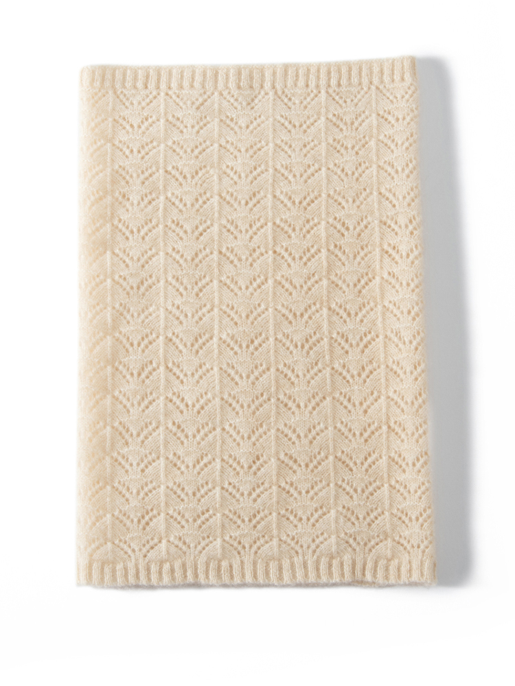Womens 100% Cashmere Fan Point - Infinity Scarf Knit 评论和价格