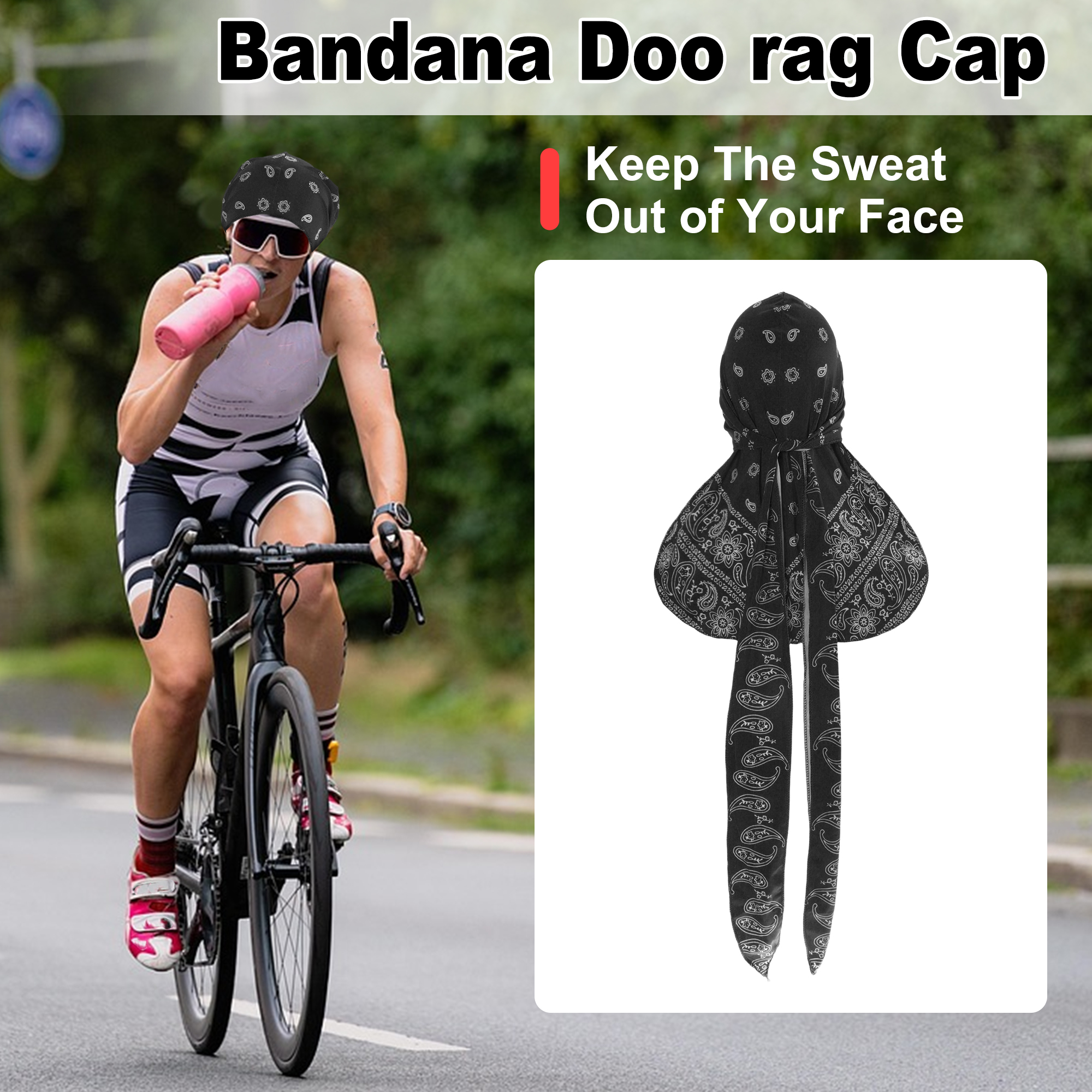 X Autohaux Breathable Cycling  - Bandana Doo Rag 评论和价格