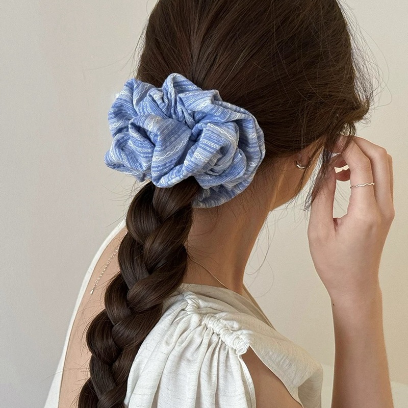 2024 Korea Fashion Stripe Hair - Silk Tie Striped 评论和价格