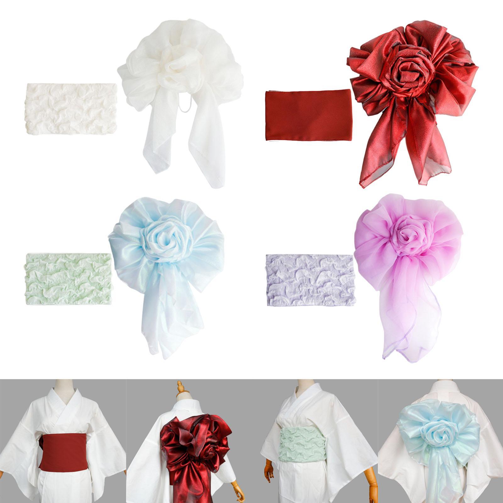 Yukata Belt Soft for Lady Wome - Bow Tie Pre Tied 评论和价格