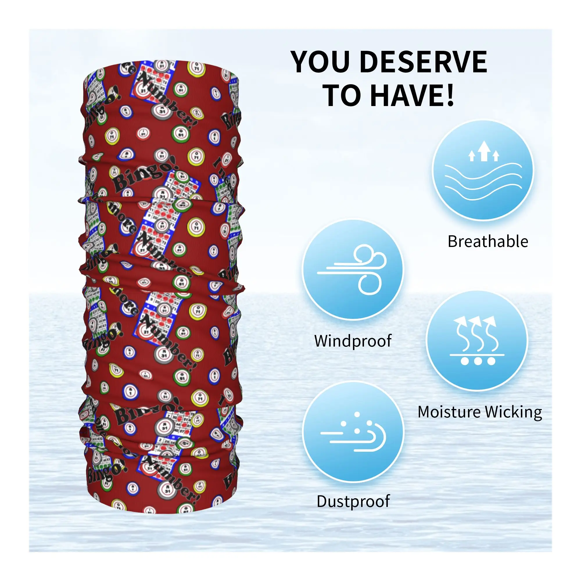 Best Play Bingo Game For Bingo - Neck Warmer Tube 评论和价格