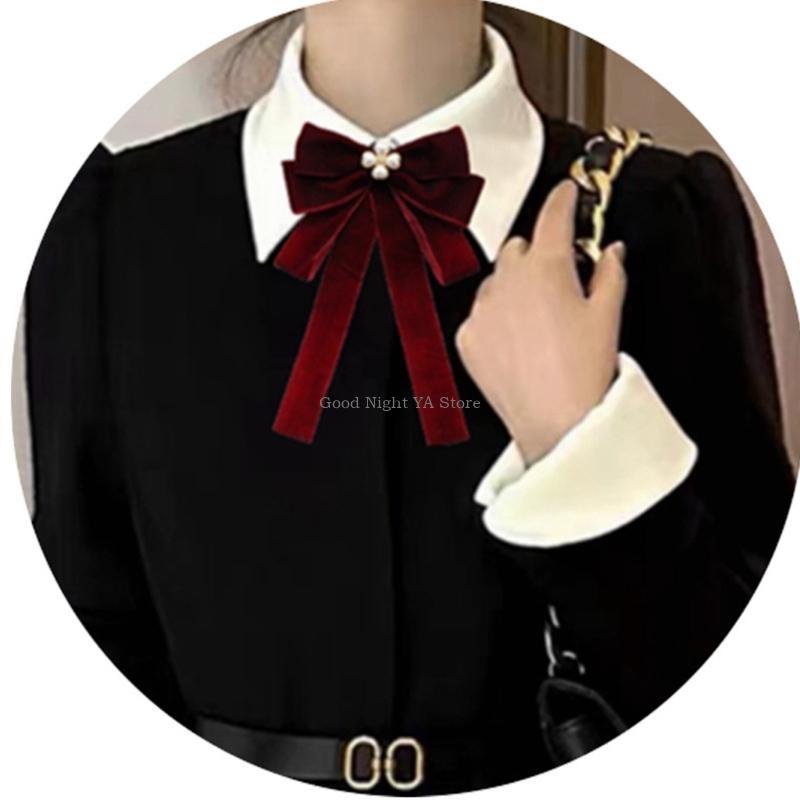 Luxurious Velvets Bows Tie for - Bow Tie Pre Tied 评论和价格