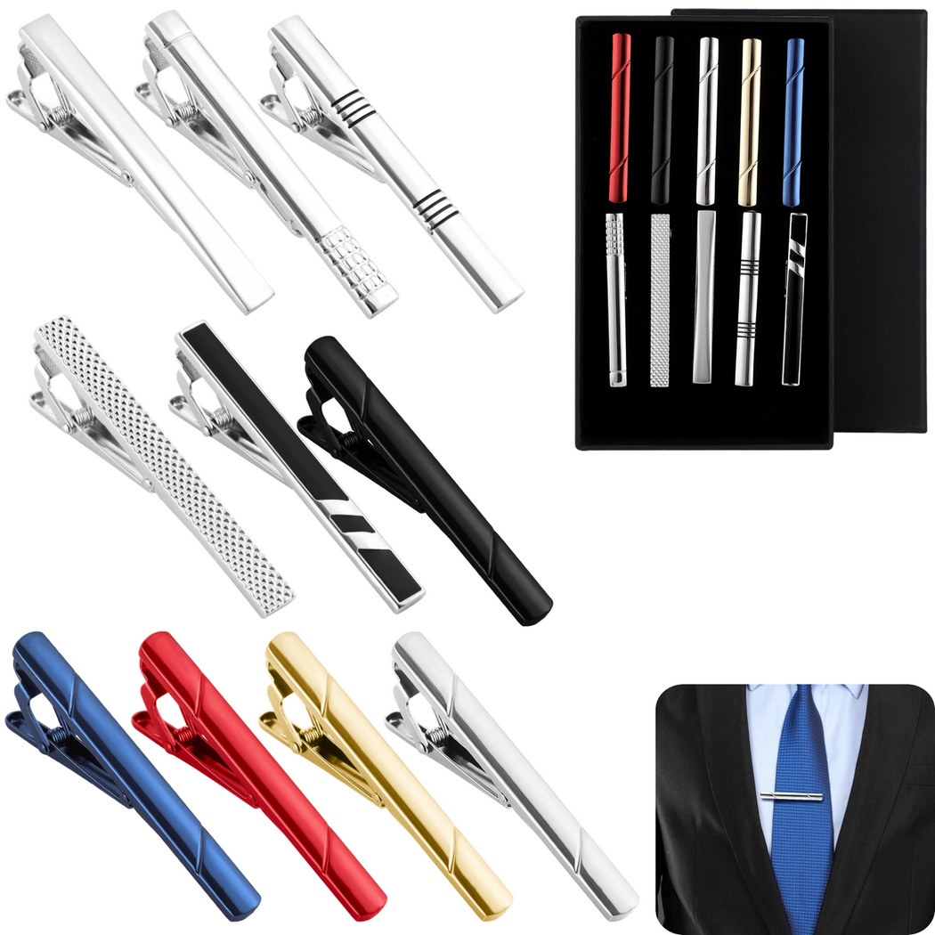 10Pcs Tie Clips Tie Clip Set F - Tie Bar Set Gift 评论和价格