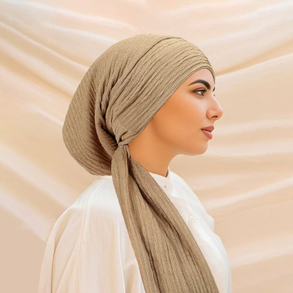 Luxury Spring knot Turban Hat  - Head Wrap Turban 评论和价格
