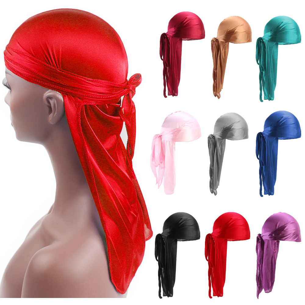 Unisex Adult Satin Long Tail D - Bandana Doo Rag 评论和价格